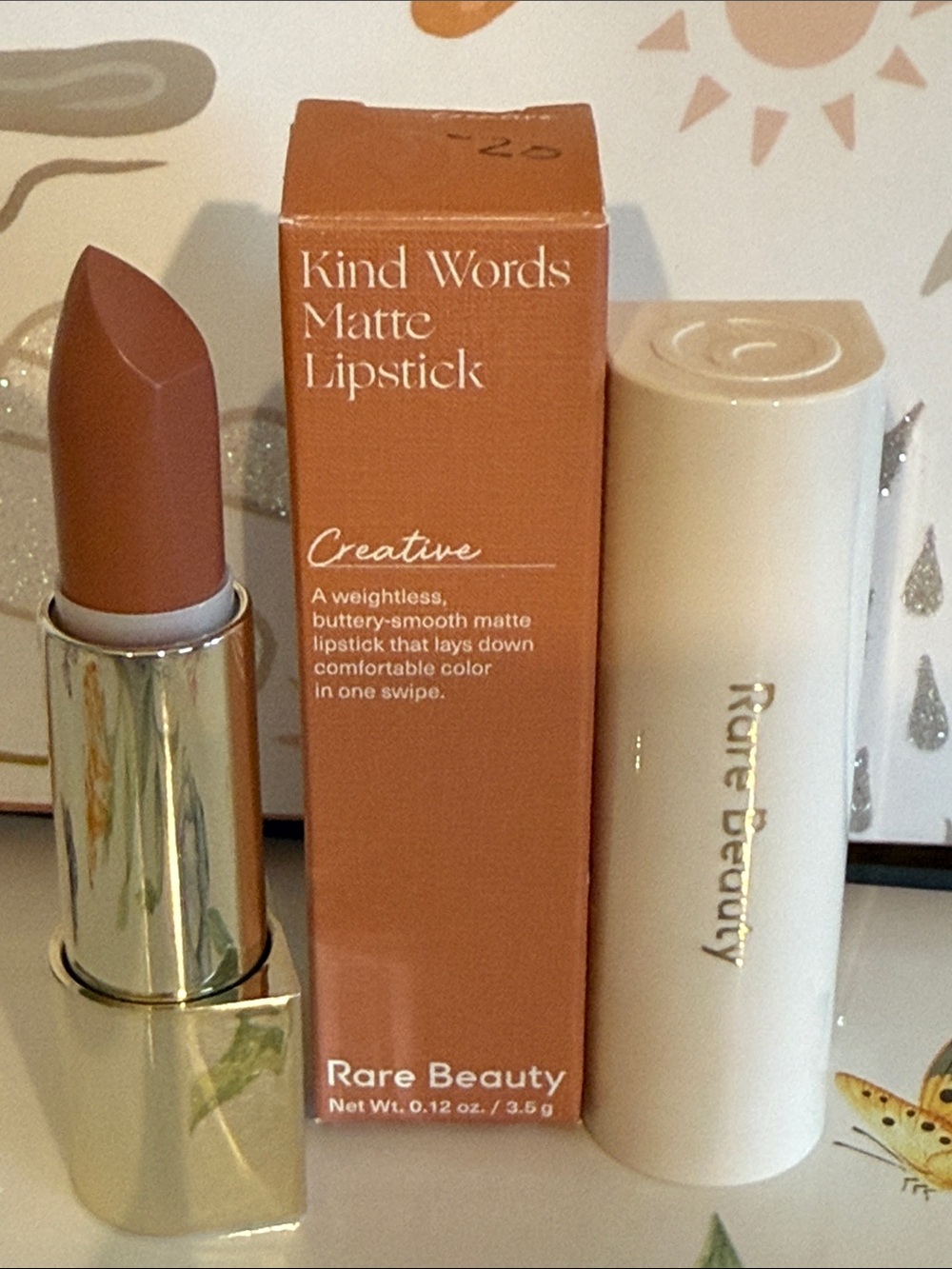Rare Beauty Kind Words Matte Lipstick - Creative (Warm Brown)